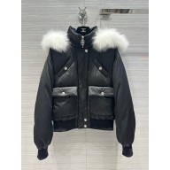 chanel coco neige down jacket black 2023