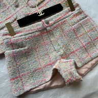 chanel Cotton Tweed Multicolor Shorts P76397 2023