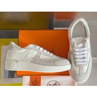 HERMES Boomerang sneaker Epsom calfskin and suede goatskin 01 2025