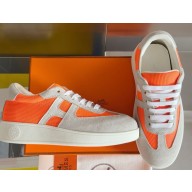 HERMES Boomerang sneaker Epsom calfskin and suede goatskin 04 2025