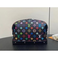 LV x TM Cosmetic Pouch GM M13743 BLACK 2025