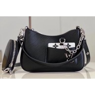 Louis Vuitton Epi grained cowhide leather Marellini Bag M20998 Black 2023