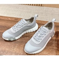Hermes Bouncing Women/Men sneakers in satin knit and suede goatskin 0604-2024