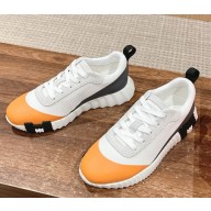 Hermes Bouncing Women/Men sneakers in satin knit and suede goatskin 0608-2024