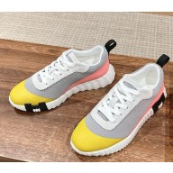 Hermes Bouncing Women/Men sneakers in satin knit and suede goatskin 0609-2024