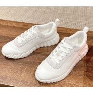 Hermes Bouncing Women/Men sneakers in satin knit and suede goatskin 0610-2024