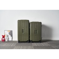 RIMOWA ESSENTIAL trunk plus large check-in suitcase army green