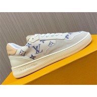 Louis Vuitton LV Stadium Sneaker in Monogram-pattern tweed with a summery 2024