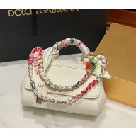Dolce & Gabbana small Sicily bag in Dauphine calfskin • white 2024