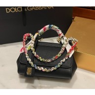 Dolce & Gabbana small Sicily bag in Dauphine calfskin • black 2024