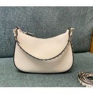 Valentino Garavani Rockstud leather mini bag white 2024