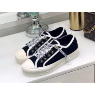 Dior Black Cotton Canvas Walk'n'Dior Sneaker 2023
