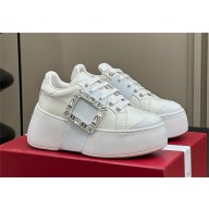 Roger Vivier Viv' Skate Strass Sneakers in leather 08 2024