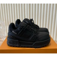 Louis Vuitton women/men 1ADEUN LV Trainer Snow Sneaker Mix of materials black 1114-2024