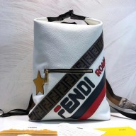 fendi roma multicolor backpack white 2019