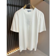 PRADA WHITE Cotton T-shirt UJN815 2025