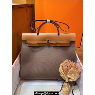 Hermes Herbag Zip 39 Bag in Original Quality Coffee