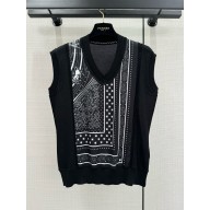 HERMES Short Sleeve Cashmere vest 01 2024 