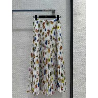 DIOR MID-LENGTH PLEATED SKIRT 01 2024 