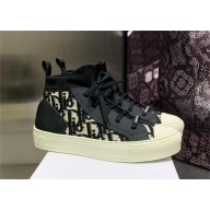 Dior blue Oblique Technical Mesh and Calfskin Walk'n'Dior Sneaker 2023
