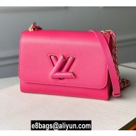 LOUIS VUITTON TWIST PM BAG IN EPI LEATHER M50282 ROSY