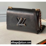 LOUIS VUITTON TWIST PM BAG IN EPI LEATHER M50282 black