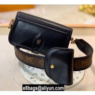 LOUIS VUITTON OFFICIER BLACK CALFKSIN BAG M69841