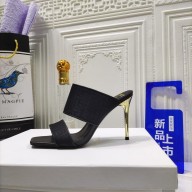 Balmain Heel 9.5cm Monogram Ulla Mules so black 2023