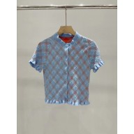 PRADA SKY BLUE Cotton cardigan 2025