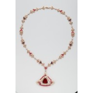 Bvlgari colorful diamonds necklace 01