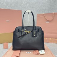 MIU MIU aventure nappa leather bag 5BG291 BLACK 2024