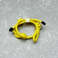 MIU MIU cord and nylon bracelet 5IB538 YELLOW 2024