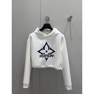 LOUIS VUITTON WHITE COTTON HOODIE 2024