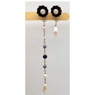 Chanel Asymmetric Earrings 110 Black 2018