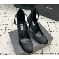 Alaia Round  in Mohair black heel 10.5cm 2024 