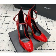 Alaia Round in Patent Calfskin red heel 10.5cm 2024 