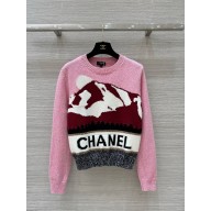 CHANEL Cashmere & Wool Pink & Multicolor Pullover P77382 2024