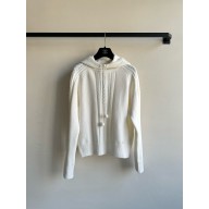 CHANEL Cashmere & Silk Ecru Pullover P77817 2024