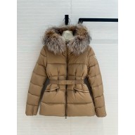 MONCLER Boed Short Down Jacket brown 2024