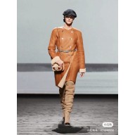 CHANEL Shearling Lambskin Brown & Beige coat P78286 2024