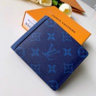 Louis Vuitton Monogram Antarctica Canvas Multiple Wallet M30299 blue 2019