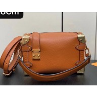 louis vuitton Side Trunk PM bag Grained calf leather orange M23817 1102-2024