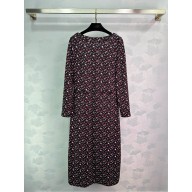 chanel Iridescent Mixed Fibers Black, Pink & Silver DRESS P77920 2024 