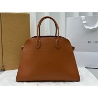 THE ROW MARGAUX 15 BAG IN BOX LEATHER caramel 2024