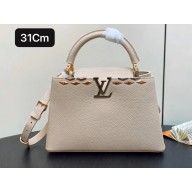 LOUIS VUITTON creamy Capucines mm BAG M12135 2024