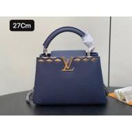 LOUIS VUITTON NAVY BLUE Capucines BB BAG M11964 2024