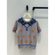 HERMES Cashmere short-sleeve Sweater 02 2024