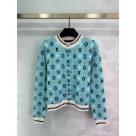 LOUIS VUITTON Monogram Kaleidoscope Cardigan BLUE 2024 