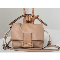 FENDI Mamma Baguette small pink nappa leather bag 2025