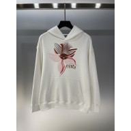 FENDI Lunar New Year white jersey SWEATSHIRT 2025